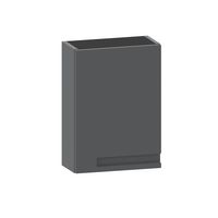 Haut rangement INFINY Graphite Brillant 1 porte+ouverture à gauche l.40 Main Image