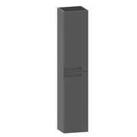 Colonne INFINY Graphite Brillant 2 portes +ouverture à droite l.35 Main Image