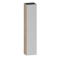 Colonne INFINY Bois Clair 1 porte miroir+ouverture à droite l.35 Main Image
