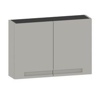 Haut rangement INFINY GRIS MAT 2 portes l.80 Main Image