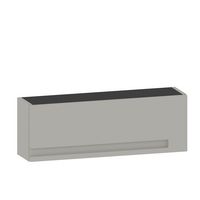Haut rangement INFINY GRIS MAT 1 porte relevante Miroir l.80 Main Image