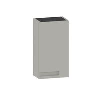 Haut rangement INFINY GRIS MAT 1 porte + ouverture à droite l.30 Main Image