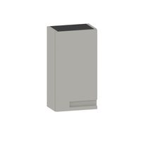 Haut rangement INFINY GRIS MAT 1 porte + ouverture à gauche l.30 Main Image