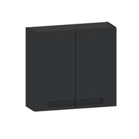 Haut rangement INFINY NOIR MAT 2 portes l.60 Main Image
