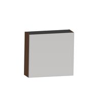 Armoire de toilette INFINY bois brun 1 porte miroir l.60 version gauche Main Image