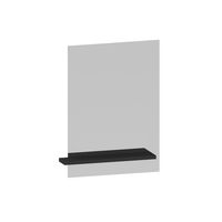 Miroir INFINY noir mat avec tablette L.55 Main Image