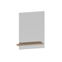 Miroir INFINY bois clair avec tablette L.55 Main Image