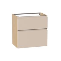 Sous-vasque PHOENIX prise de main sable-bois 2 tiroirs L60 H60 P39 Main Image