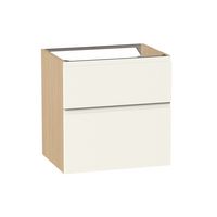 Sous-vasque PHOENIX prise de main blanc-bois 2 tiroirs L60 H60 P46 Main Image
