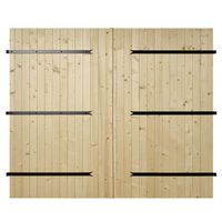 Porte de garage Bois battante