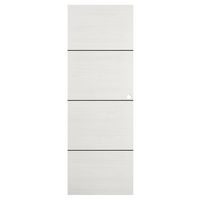 Porte coulissante ROXIE inserts noir | Lapeyre