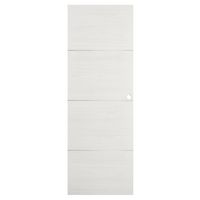 Porte coulissante ROXIE inserts inox | Lapeyre