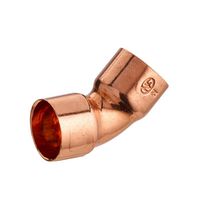 Coude 45° double femelle égal