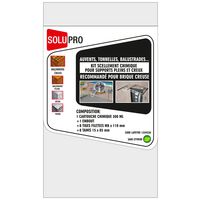 Kit de fixation mur plein pour auvents