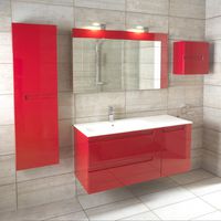 Meuble sous-vasque 60 cm sans plan 2 tiroirs INFINY︱Lapeyre