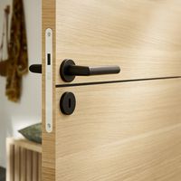 Bloc-porte ROXIE acoustique inserts noir | Lapeyre
