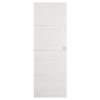 Porte coulissante ROXIE inserts inox | Lapeyre