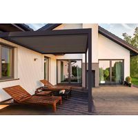 Pergola aluminium Ava murale - Toits de terrasse - Lapeyre