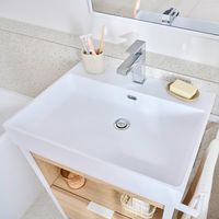 Meuble sous vasque 60 cm 1 tiroir metal 2- Lapeyre