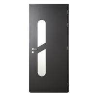 Porte d'entrée Angele Aluminium poignée Iris -Lapeyre