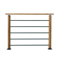 Kit de 5 tubes pour garde corps balustrade Moka -Lapeyre