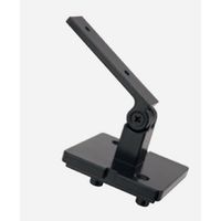 Support rampe réglable pour balustrade MOKA fonte alu thermolaqué noir RAL 9005 Main Image