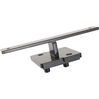 Support de rampe pour balustrade MOKA fonte alu thermolaqué noir RAL 9005 Main Image