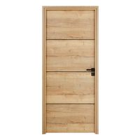 Bloc-porte ROXIE fin de chantier inserts noir | Lapeyre