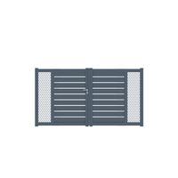 Portail battant CATANE moucharabieh alu H.168 x l.300 gris anth. RAL 7016 FS G Main Image