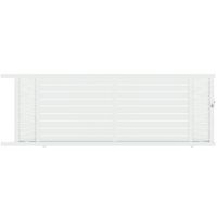 Portail coul CATANE ligne horizontale aluminium sur mesure Main Image