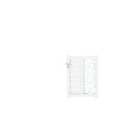 Portillon CATANE galet aluminium H.136 x l.100 blanc RAL 9016 brillant D Main Image