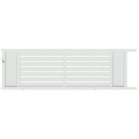 Portail coulissant CATANE alu H.131 x l.400 blanc neige RAL 9016 brillant D Main Image