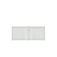 Portail battant PISE soleil alu H.129 x l.300 blanc neige RAL 9016 brillant Main Image