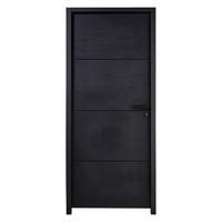 Bloc-porte ROXIE acoustique inserts noir | Lapeyre
