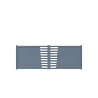 Portail battant PISE barreau aluminium H.129 x l.350 gris anthracite RAL 7016 FS Main Image