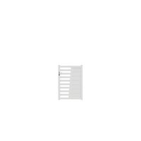 Portillon PISE barreau aluminium  H.129 x l.100 blanc neige RAL 9016 brillant Main Image