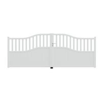 Portail battant Aluminium Vildan sur mesure-Lapeyre