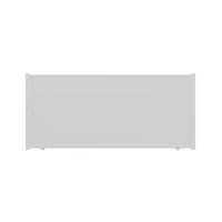 Portail coulissant VINH aluminium H.166 x l.375 blanc RAL 9016 Main Image