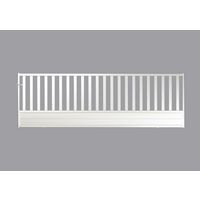 Portail coulissant MASSA aluminium H.120 x l.420 blanc RAL 9016 satiné/lisse Main Image