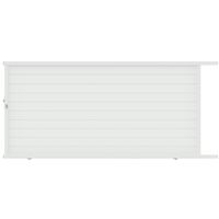 Portail coulissant AOSTE alu H.174 x l.350 blanc RAL 9016 brillant Main Image