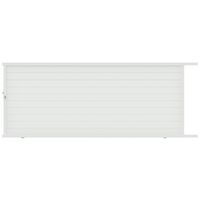 Portail coulissant AOSTE alu H.174 x l.400 blanc RAL 9016 brillant Main Image
