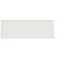 Portail coulissant AOSTE alu H.174 x l.450 blanc RAL 9016 brillant Main Image