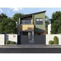 Portail coulissant Aluminium Pise avec barreaux-Lapeyre