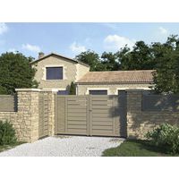 Clôture Catane et Pise en aluminium sur mesure -Lapeyre