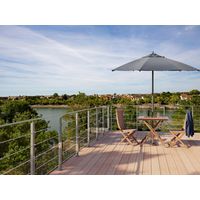 Poteaux fixation à plat pour balustrade PRESTIO-Lapeyre