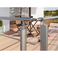 Poteaux fixation à plat pour balustrade PRESTIO-Lapeyre