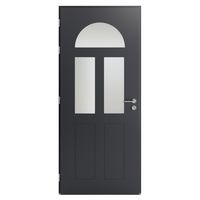 Porte d'entrée Anita Aluminium poignée Iris -Lapeyre