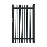 Portillon VAHE aluminium H.160 x l.100 gris anthracite RAL 7016 droite Main Image