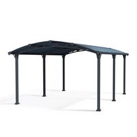 Carport ARCADIA aluminium gris anthracite RAL 7016 H.242x l.359x p.507 LDD Main Image