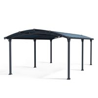 Carport ARCADIA aluminium gris anthracite RAL 7016 H.242x l.359x p.649 LDD Main Image